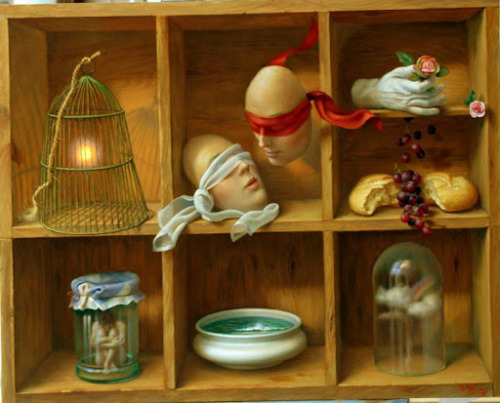 Alex Alemany Entormo Privado Oil on Linen