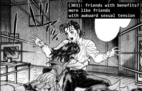 (303): friends with benefits? more like friends with awkward sexual tension  My first BR manga TFLN!