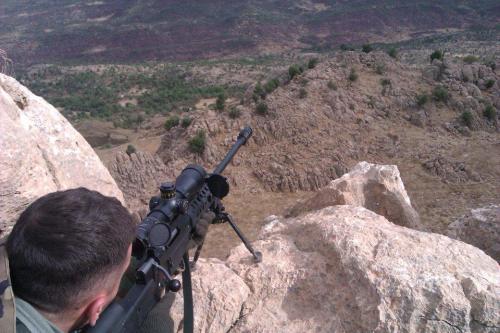 JNG-90A Turkish soldier with one of their domestically designed and produced sniper rifles. It&rsquo