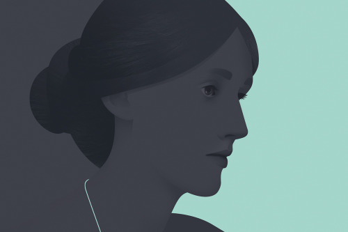 jackmrhughes:
“ Virginia Woolf // The Atlantic
My first portrait commission! And who better to illustrate than Virginia Woolf!
”