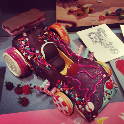 xxdisneyxx:  A little display of Vanellope von Schweetz’s racer. 