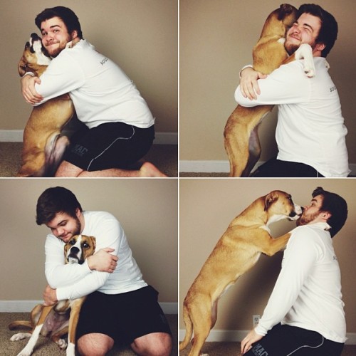 moreforthelovin:  bland-toast: Just a dude & his dog. - @tylerjamesblair-   so cuuteee 