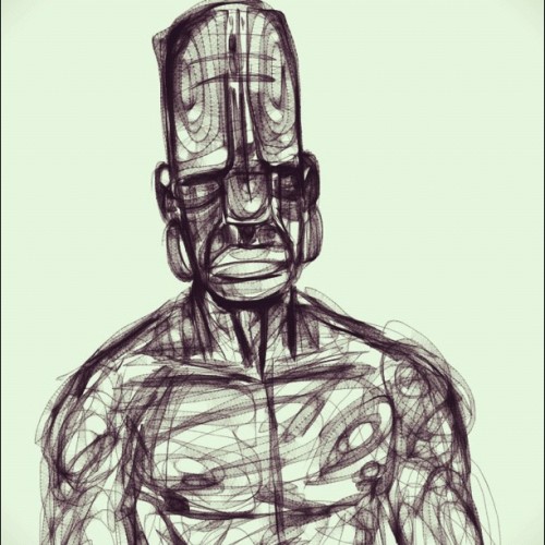 Intensity #Daily#iPad #digital #drawing #dibujo #arte #illustration #lines #SKetch #ASKetch #AnalogColor