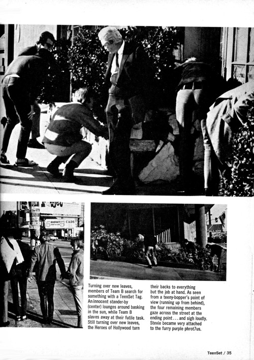 ohcamil: Scavenger Hunt, Teen Set April 1967, part one of two I apologize for the poor quality of th