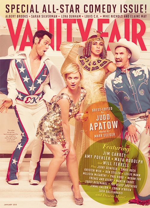 leslieknope-s:  Vanity Fair’s First-Ever Comedy Issue Guest-Edited by Judd Apatow 