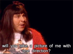 dekusatsuki:  One Direction with David Walliams porn pictures