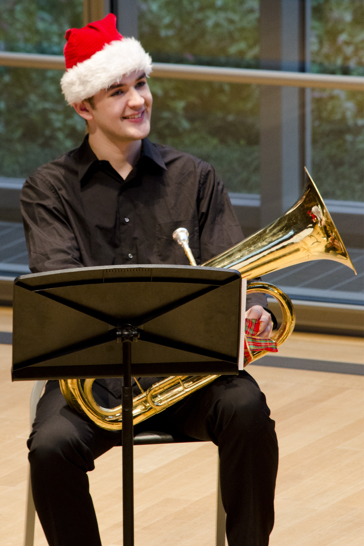 CIM faculty member Ronald (head, tuba...