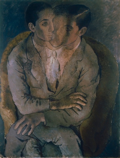 Pavel Tchelitchew, Untitled (Seated Man, Multiple Images) 1927  