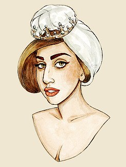 mothemonster:  My favorite Gaga drawings, by Helen Green. 