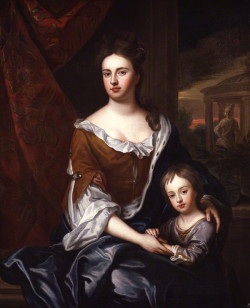 the-female-macaroni:  the-british-royal-family:  Queen Anne; William, Duke of Gloucester studio of Sir Godfrey Kneller, Btoil on canvas, (circa 1694)  Queen Anne is such a brave and inspiring person to me… All her 17 children died but she still worked