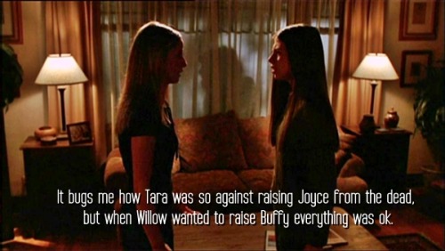 capesandspace: zaataronpita: capesandspace: buffyconfessions: It bugs me how Tara was so against rai