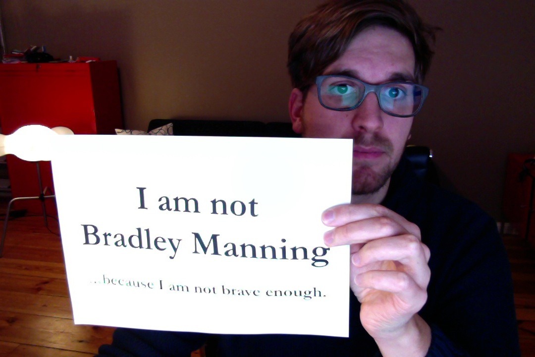 My Name is Leo Lipp from Berlin, Germany. I Am a independent IT-Supporter and support Bradley Manning because he is on of the most courageous and honorable people of our time.