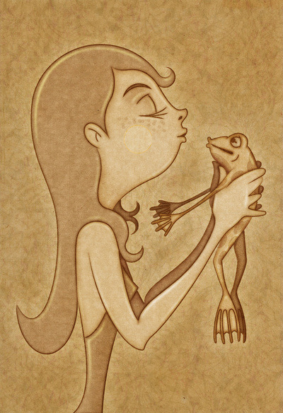 herointhemovie:  ve kurbağa prens olur :) Beso3 by José Luis Guerrero