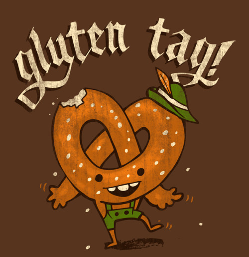 threadless:
“ Gluten Tag! by Chengui is up for scoring at Threadless!
”
Too funny!