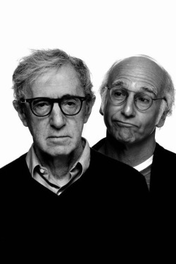 comedykori:  Woody Allen and Larry David