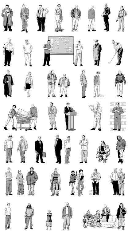 productionlads:  52 Characters From “The Wire,” Illustrated. 