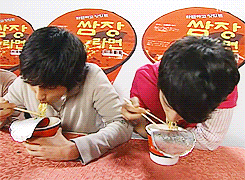 orange-empress:  too much ramyeon… 