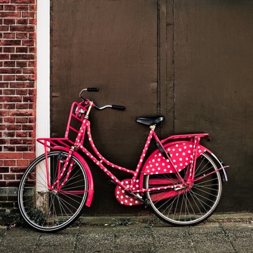 delightfulcycles: #polka dot #bike (via Melissa BikePretty)