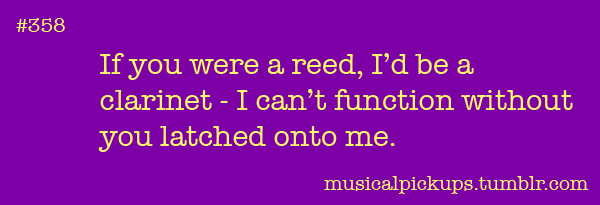Musical Pick Up Lines