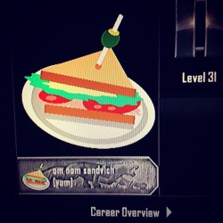 heartofsapphire:  Because my emblem needs to match my gamertag, duh. #cod #callofduty #blackops #gamertag #sandwich