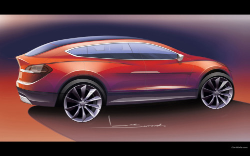 automotive-design:  Tesla Model X 2012 Concept (by Tesla Design Team)
