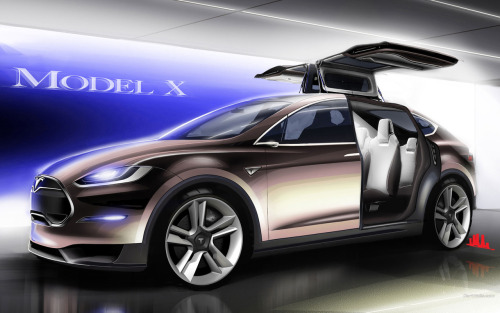 automotive-design:  Tesla Model X 2012 Concept (by Tesla Design Team)