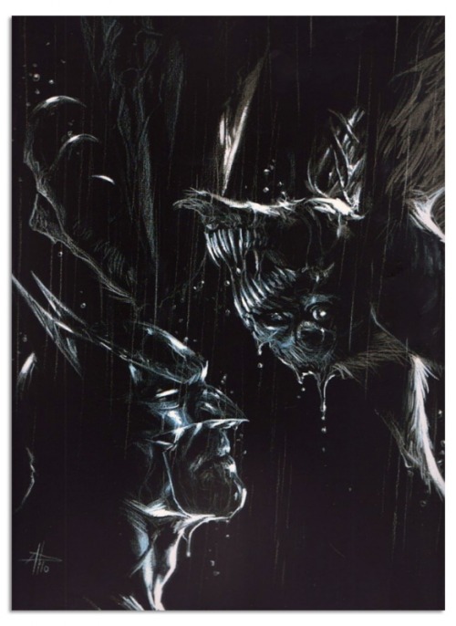 Porn photo xombiedirge:  Batman vs Man-Bat by Gabriele