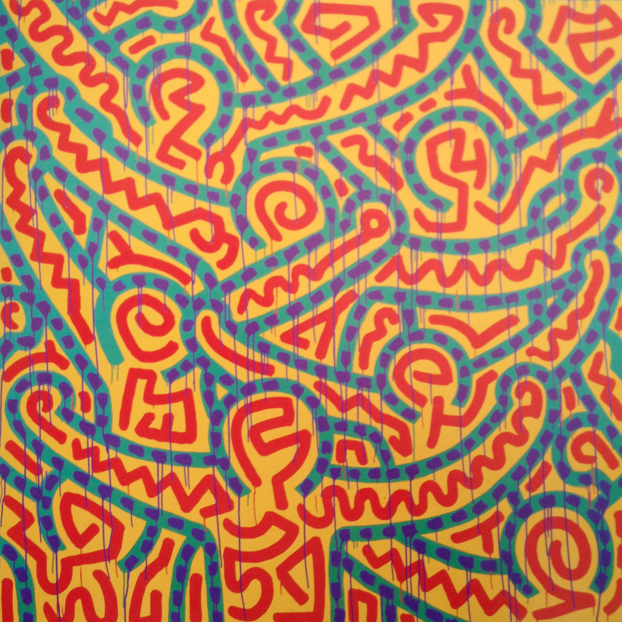 primary-yellow:  KEITH HARING 