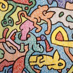 primary-yellow:  KEITH HARING 