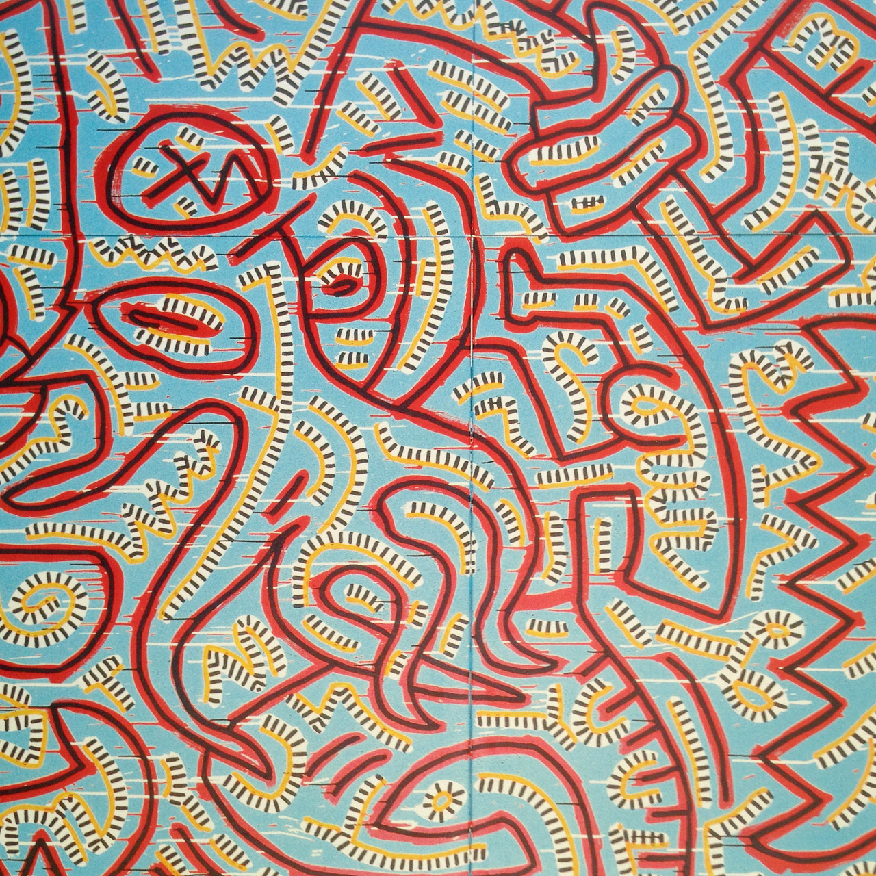 primary-yellow:  KEITH HARING 