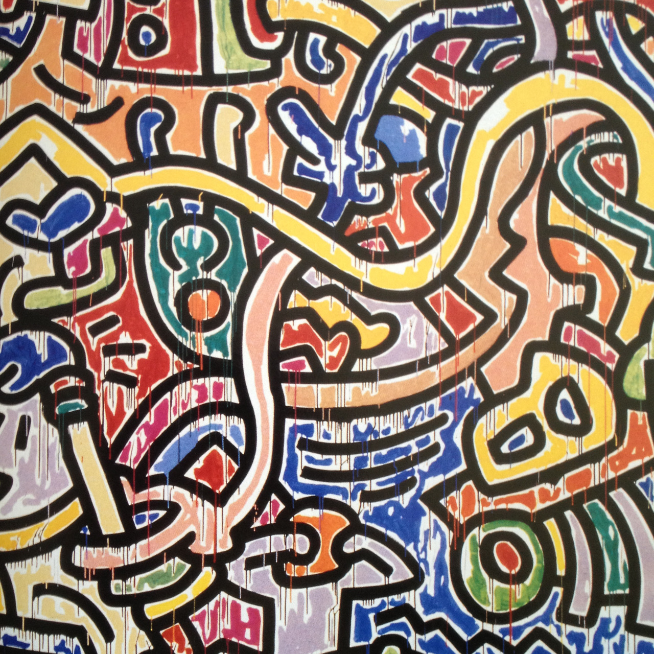 primary-yellow:  KEITH HARING 