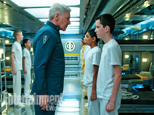 Presenting the first official look at Ender’s Game – an upcoming adaptation of Orson Scott Card’s beloved sci-fi novel that stars Asa Butterfield as Ender and Harrison Ford as Colonel Graf.
Ready, Launchies?