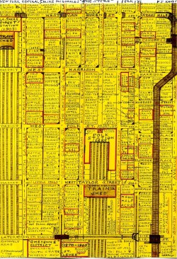 calumet412:  This to me is the most interesting thing I’ve ever posted. I could stare at these for hours.  Two meticulous maps showing the names and locations of every brothel, bar, casino and saloon that existed in the Cheyenne and  Levee Districts