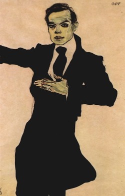 Portrait of Max Oppenheimer, Egon Schiele,