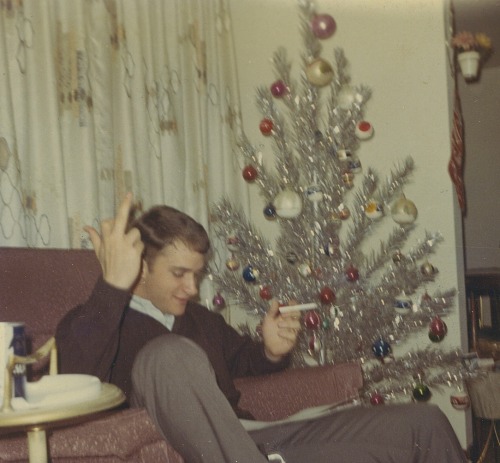 liberty1776:Christmas greetings from 1966.One of my best friends from High School spreading holiday 