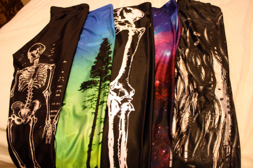glam-trash:  My Crack Black Milk collection is slowly but surely growing!