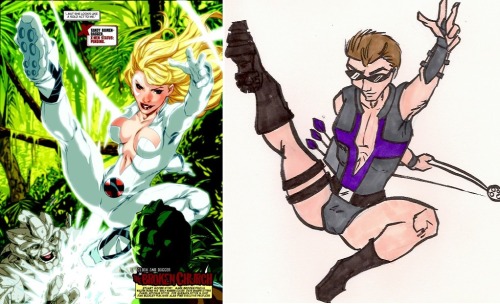 wired:  Superhero comics often put heroines in ridiculous poses that seem almost impossible - even for the most super of heroes.  How to combat this injustice? The Hawkeye Initiative. The Tumblr puts the Avenger Hawkeye into all of those near-impossible