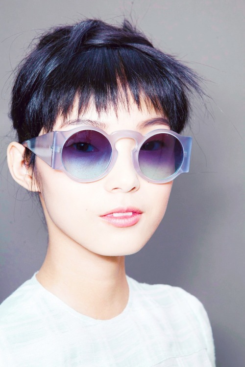 XXX  Xiao Wen Ju backstage at Cacharel S/S 2013 photo