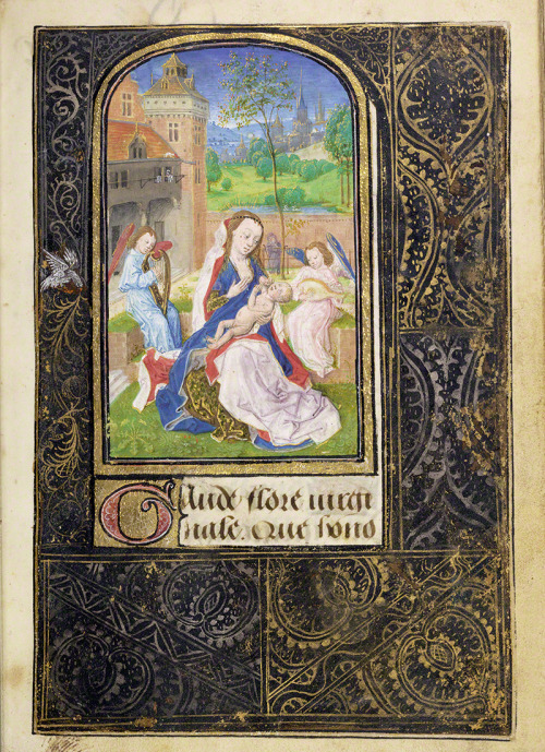 Advent Calendr | December 5The Virgin and Child with Angels in the Prayer Book of Charles the Bold, 