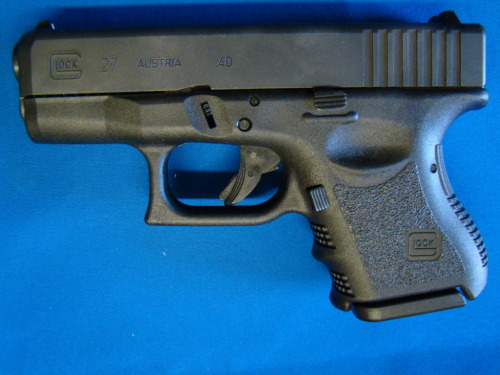 Glock 27A subcompact Glock chambered in .40 S&W. Informally referred to as “Baby Glocks&rd