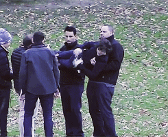 getmehoran:  Harry Styles &amp; Liam Payne filming in Central Park x 