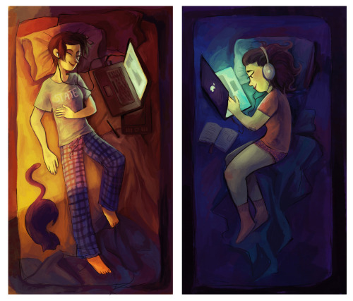 shelbycragg: And, the two of them together. Pretty personal pieces about long distance relationships