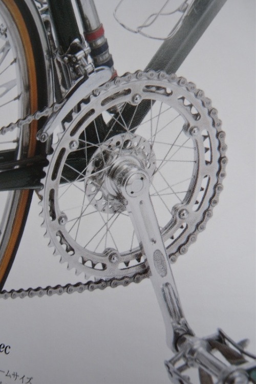 delightfulcycles:  wwwwaaaaaaaaaatttttt? spoked chainring? thats bad ass.  (via Fairwheel Bicycles)