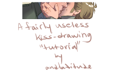 ilikelookingatnakedmen:  andlatitude:  Someone asked me to maybe do some kind of tutorial on drawing kisses because some people think I’m good at them. (This is why I never do tutorials. I’m absolutely terrible at explaining how I do things.)  I suspect