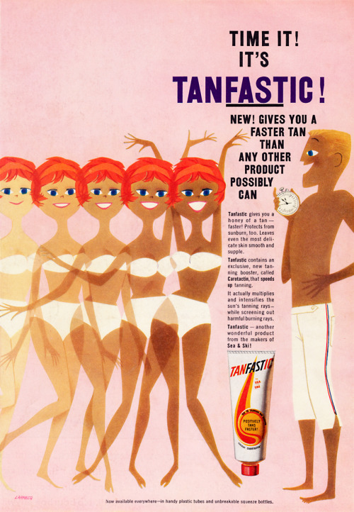 Ad for Tanfastic; May 1959.