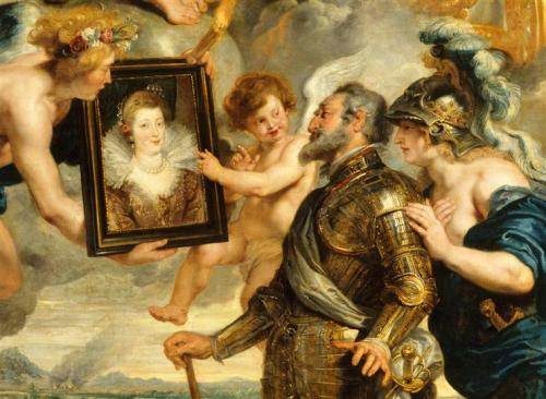 Peter Paul Rubens (Flemish; 1577–1640)Henri IV Receives the Portrait of His Bride Maria de&rsquo; Me