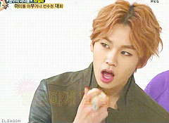 :   Ilhoon eating a lemon within 62 secs in the game  