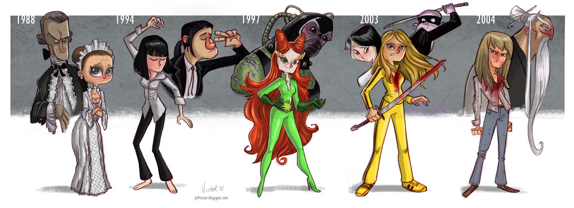 geek-art:  Jeff Victor - The Evolution of the Famous Actors Meet the awesome work