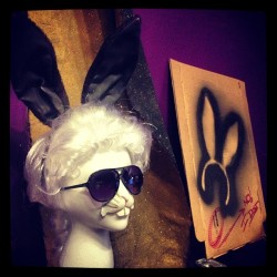 Karl Who? #alexanderguerra #karllagerfeld #bunny #bunnyart #rabbit #artbasel #artcentersf #artbasel2012 #artbaselmiami  (at Artcenter South Florida)