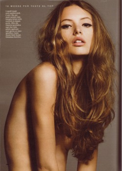 lovelostfashionfound:  Mona Johannesson - Glamour Italia 